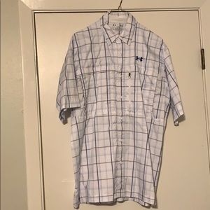 Men’s Under Armour Plaid Button Down Short Sleeve